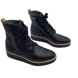 Dr. Scholl's Women's Black Platform Ankle Boots Size 9.5 Casual Chic